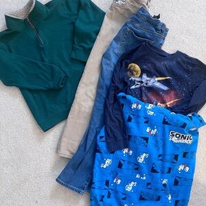 Boys size 10/12 clothing bundle